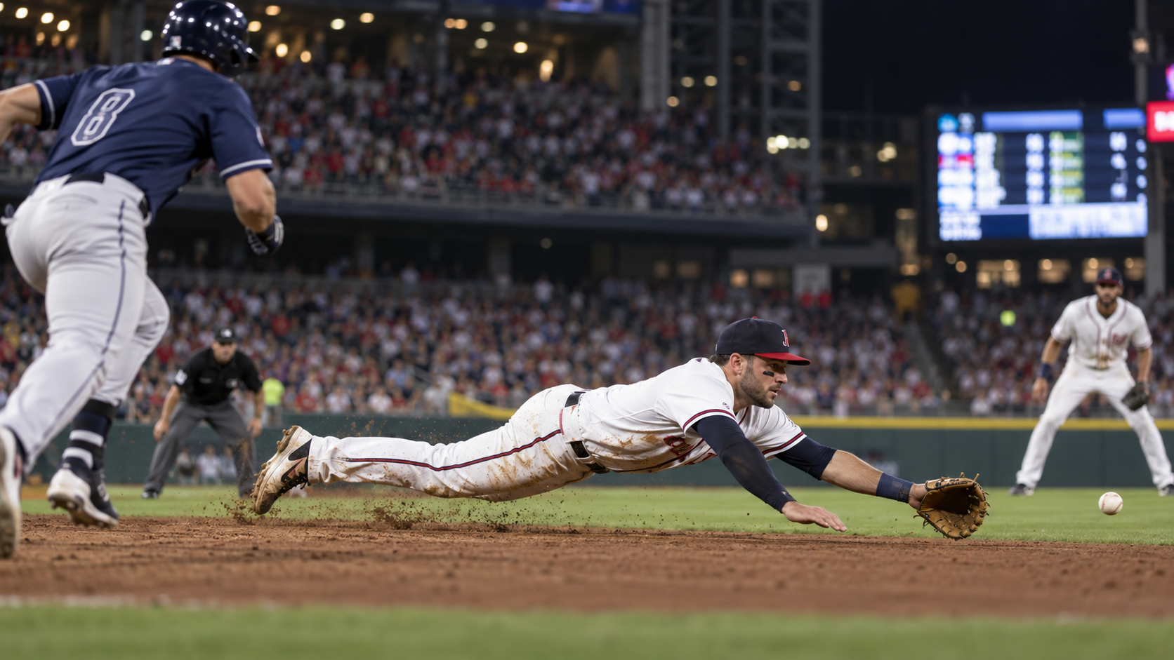 Game-action editorial image for Arizona Diamondbacks at Kansas City Royals