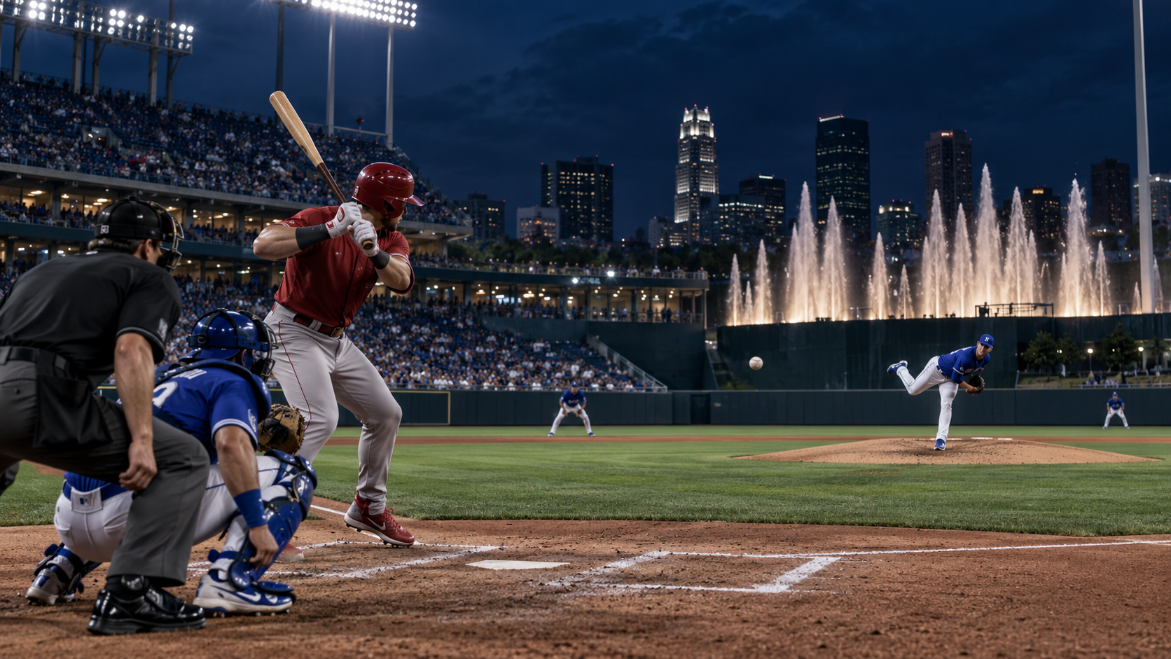 Editorial MLB scene for Arizona Diamondbacks at Kansas City Royals