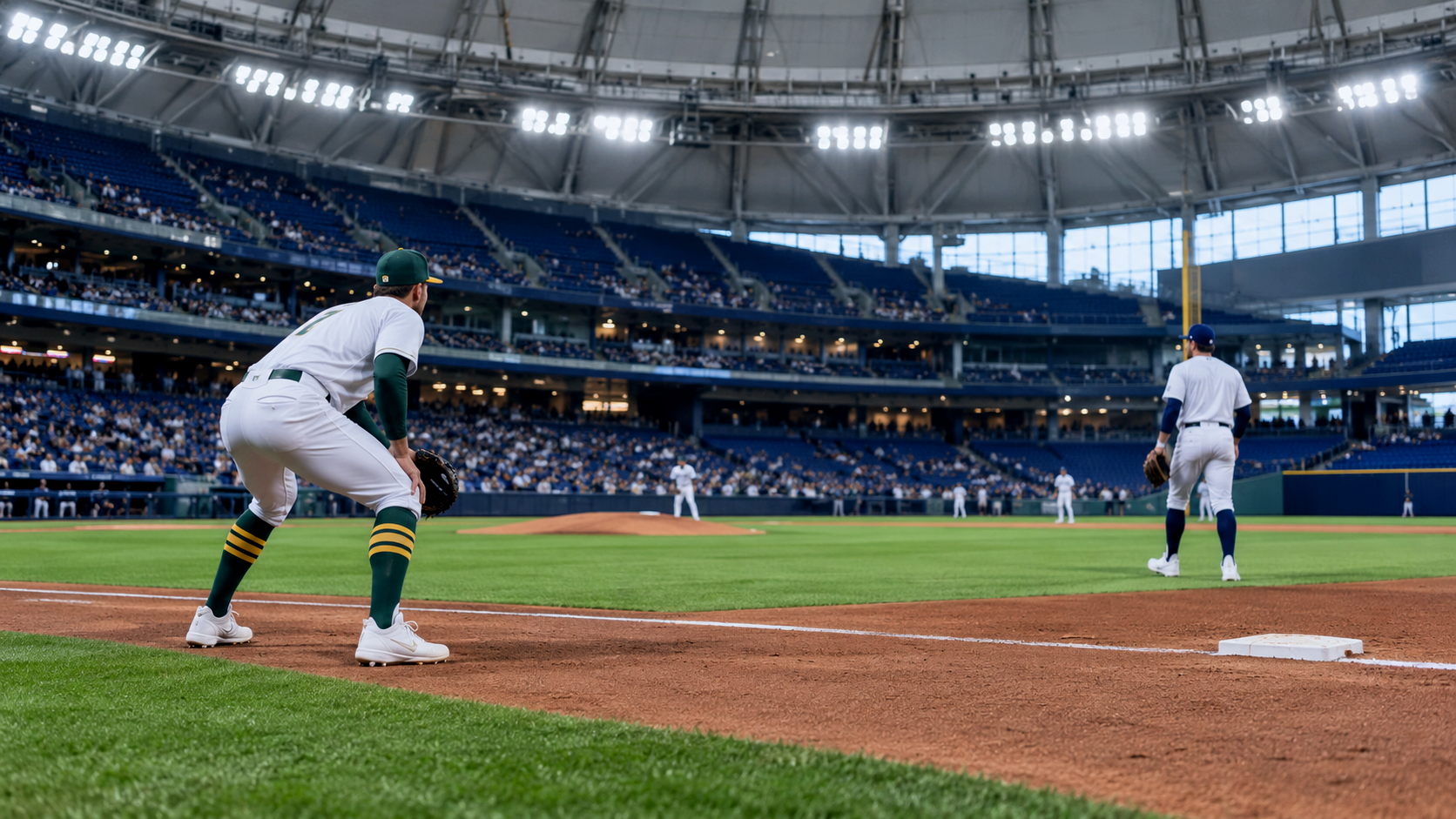 Sports venue scene for Athletics at Tampa Bay Rays