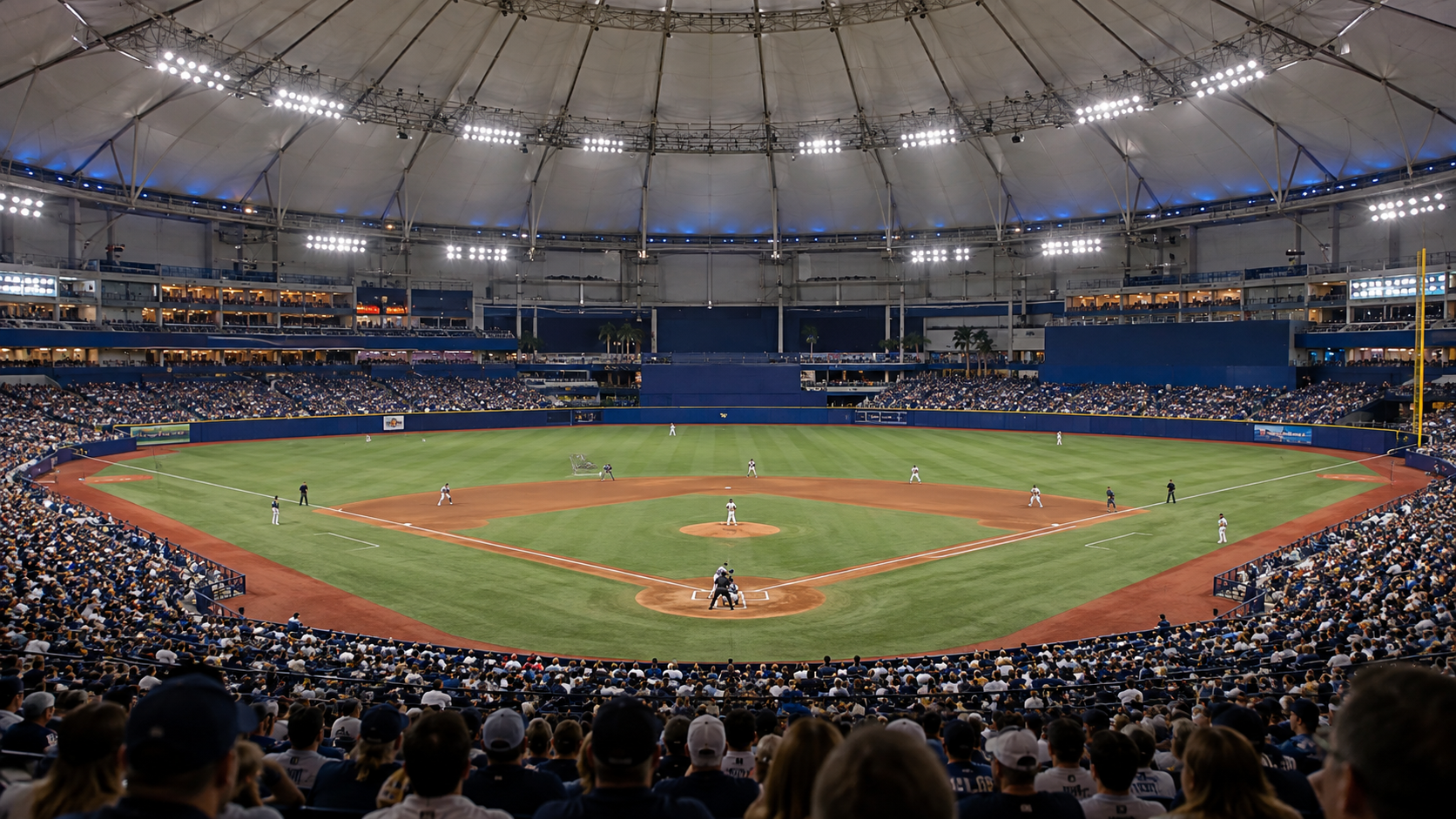 Sports venue scene for Boston Red Sox at Tampa Bay Rays