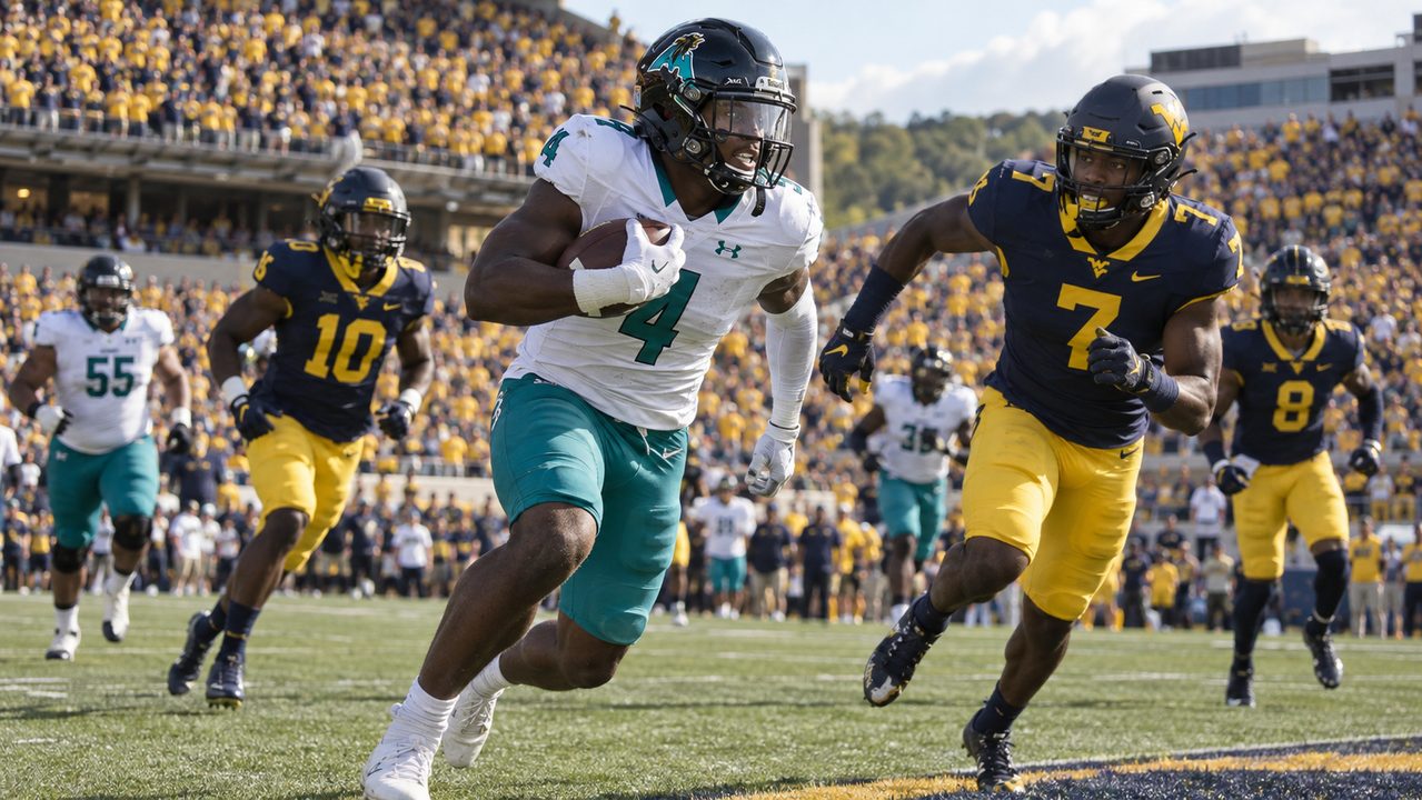 Original editorial image for Coastal Carolina Chanticleers at West Virginia Mountaineers