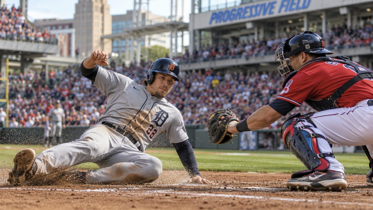 FrontPage Crew Sports editorial image for Detroit Tigers at Cleveland Guardians