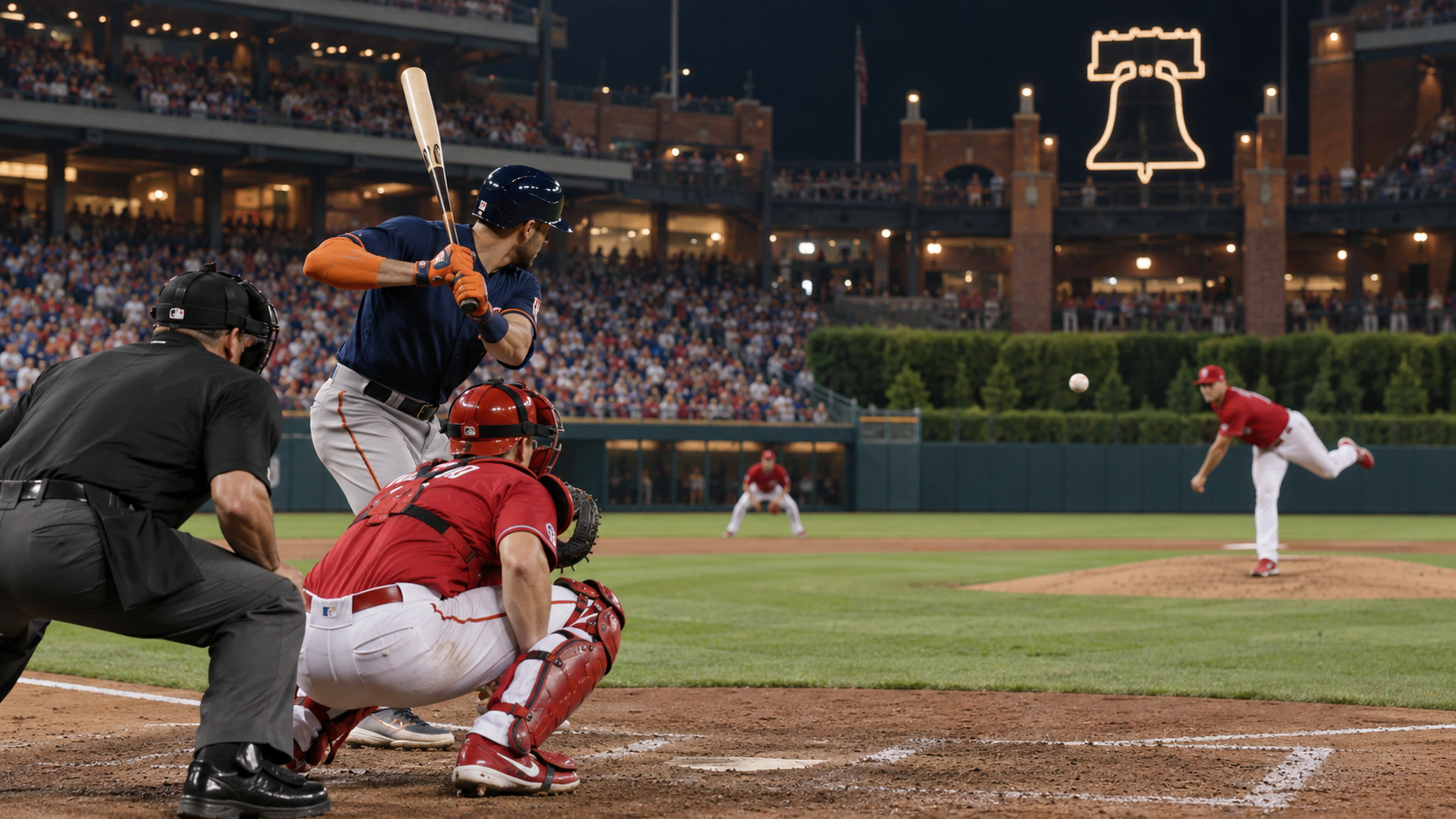 Editorial MLB scene for Houston Astros at Philadelphia Phillies
