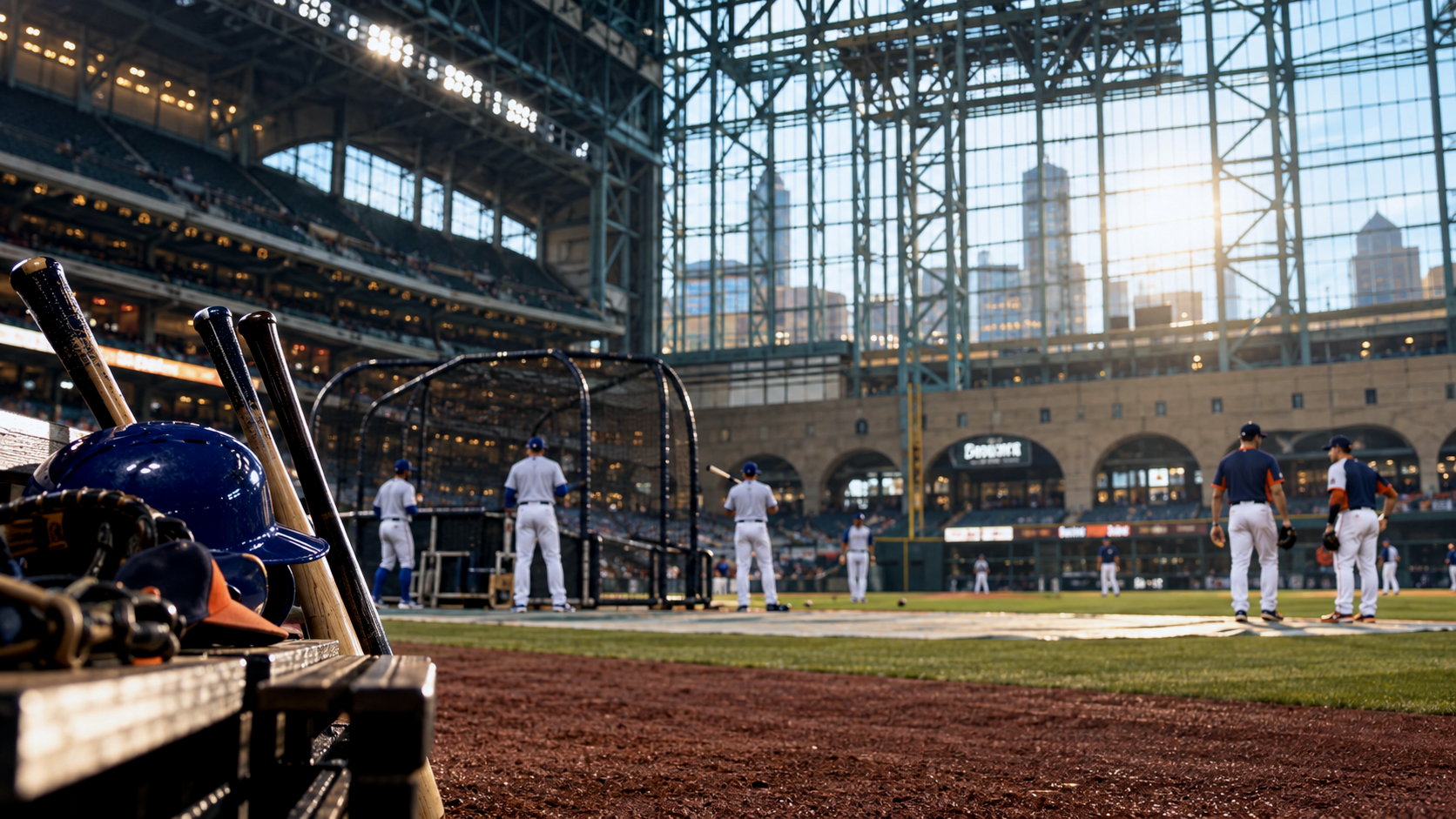 Sports venue scene for Kansas City Royals at Houston Astros