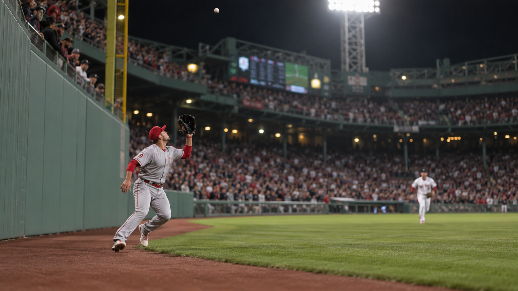 Game-action editorial image for Los Angeles Angels at Boston Red Sox