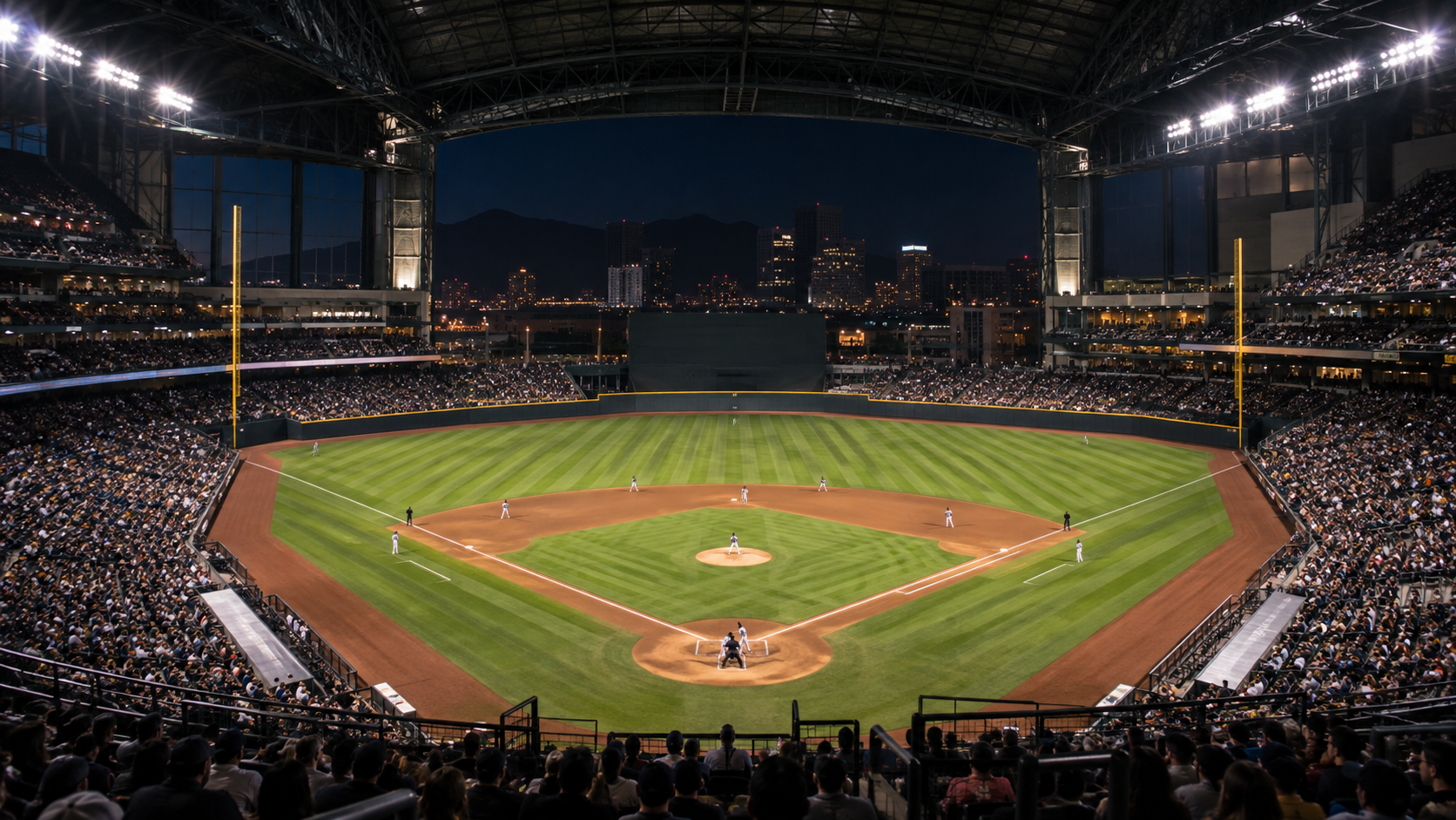 Sports venue scene for Miami Marlins at San Diego Padres