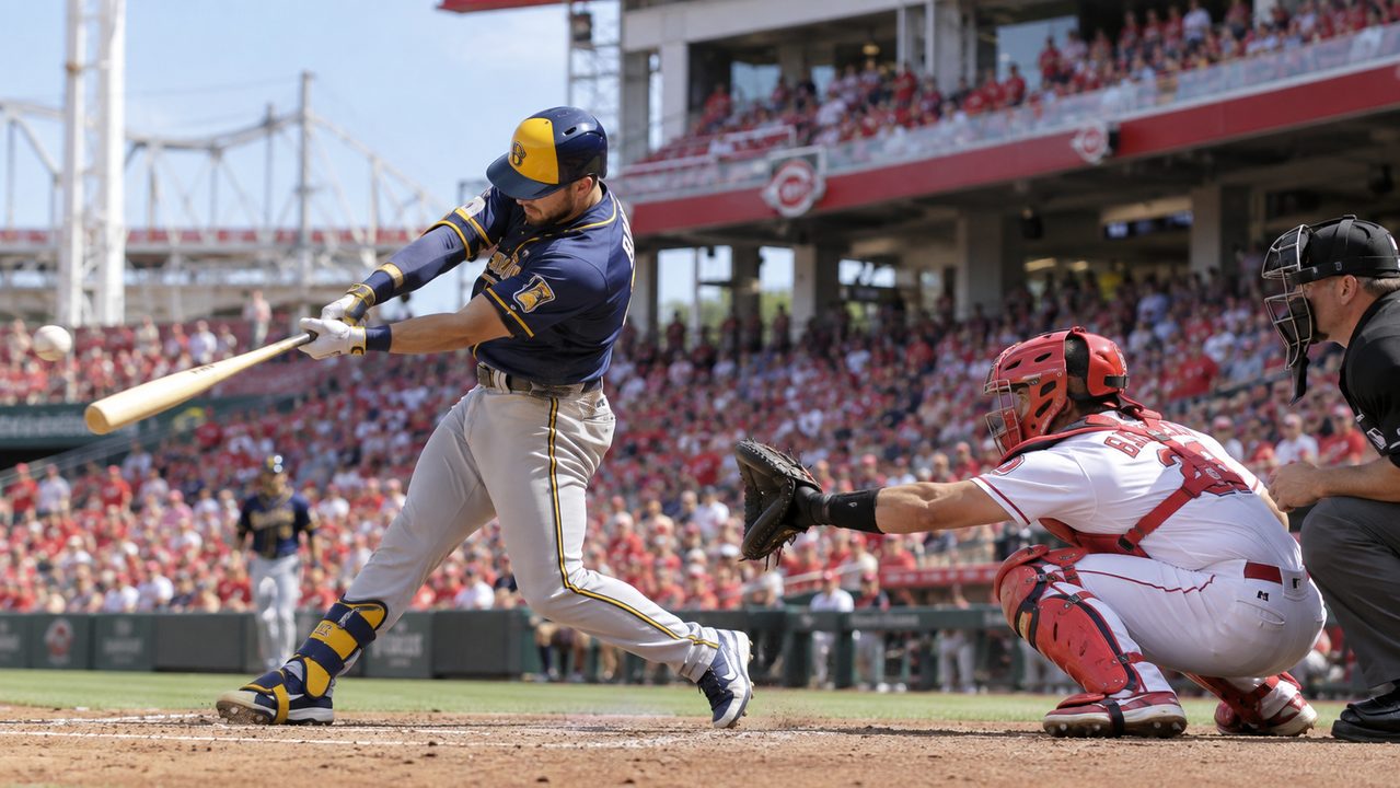 Original editorial image for Milwaukee Brewers at Cincinnati Reds