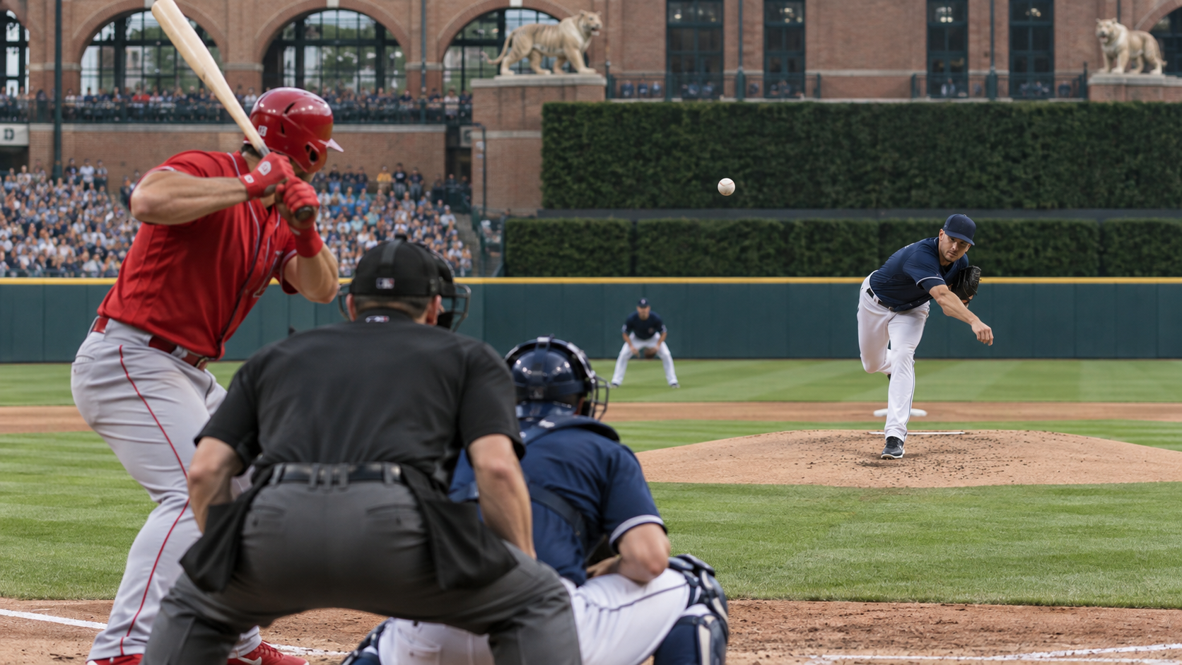 Editorial MLB scene for Minnesota Twins at Detroit Tigers