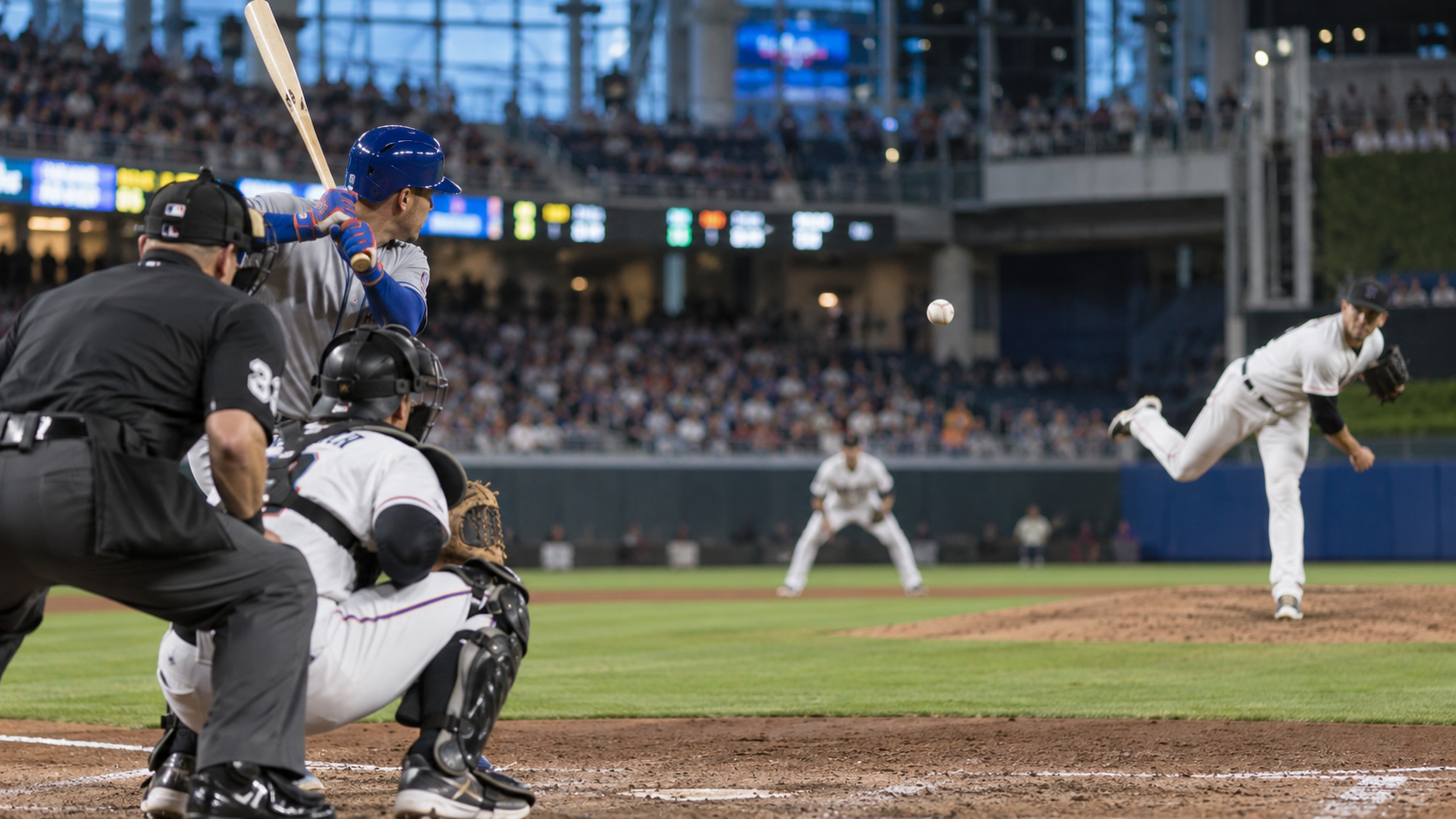 Game-action editorial image for New York Mets at Miami Marlins