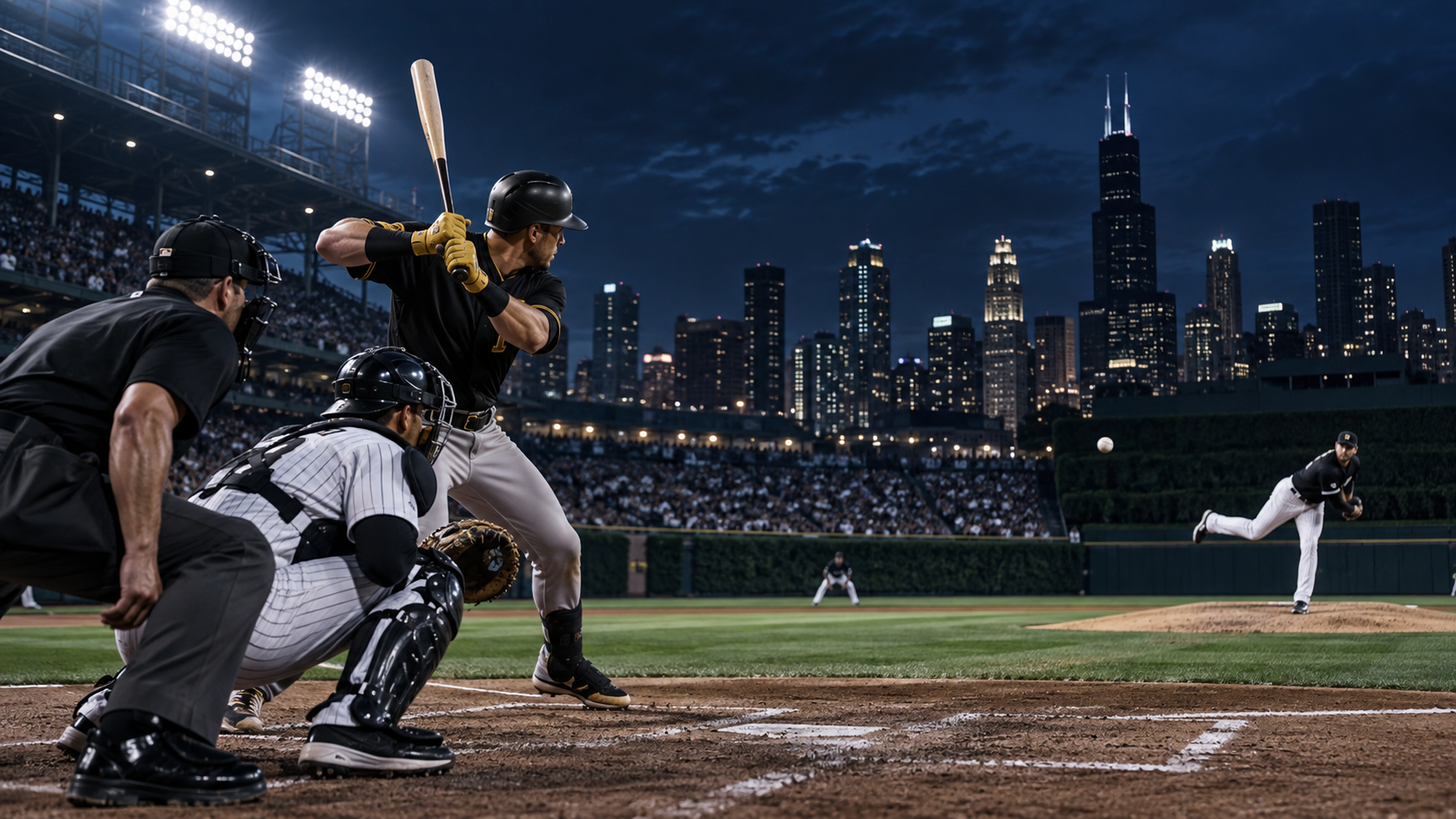Editorial MLB scene for Pittsburgh Pirates at Chicago White Sox