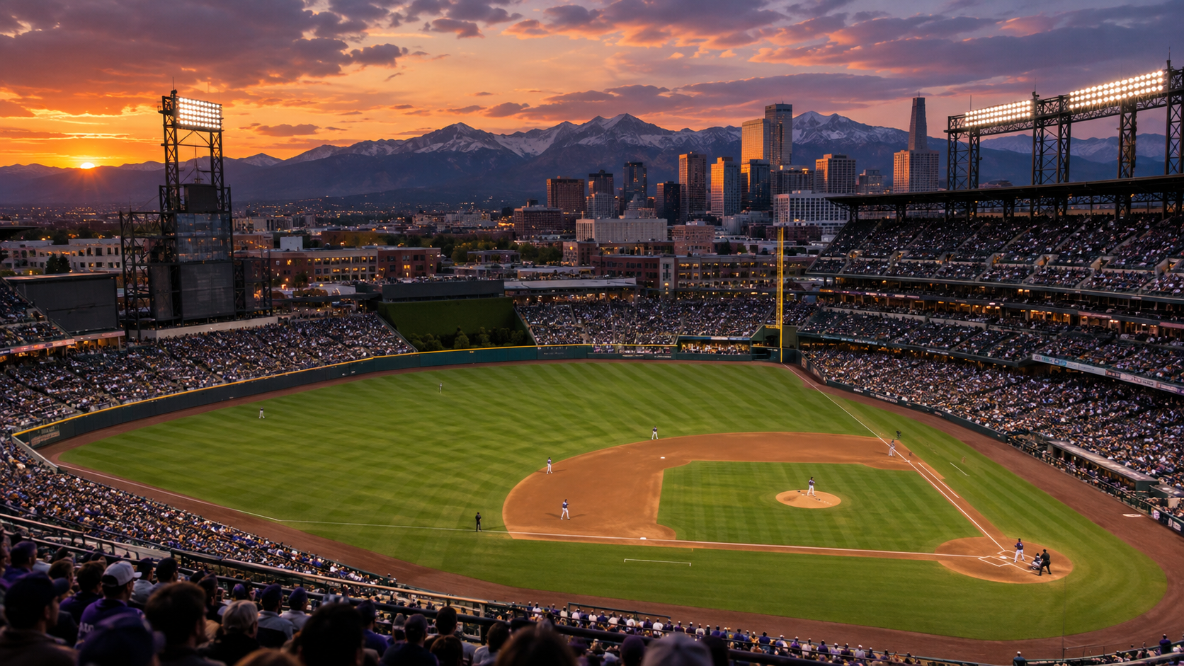 Sports venue scene for Seattle Mariners at Colorado Rockies