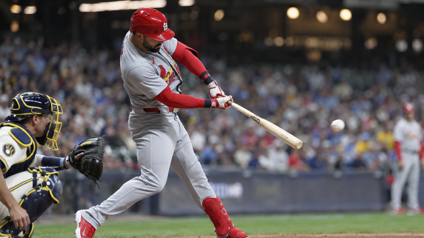 St. Louis Cardinals at Milwaukee Brewers matchup artwork