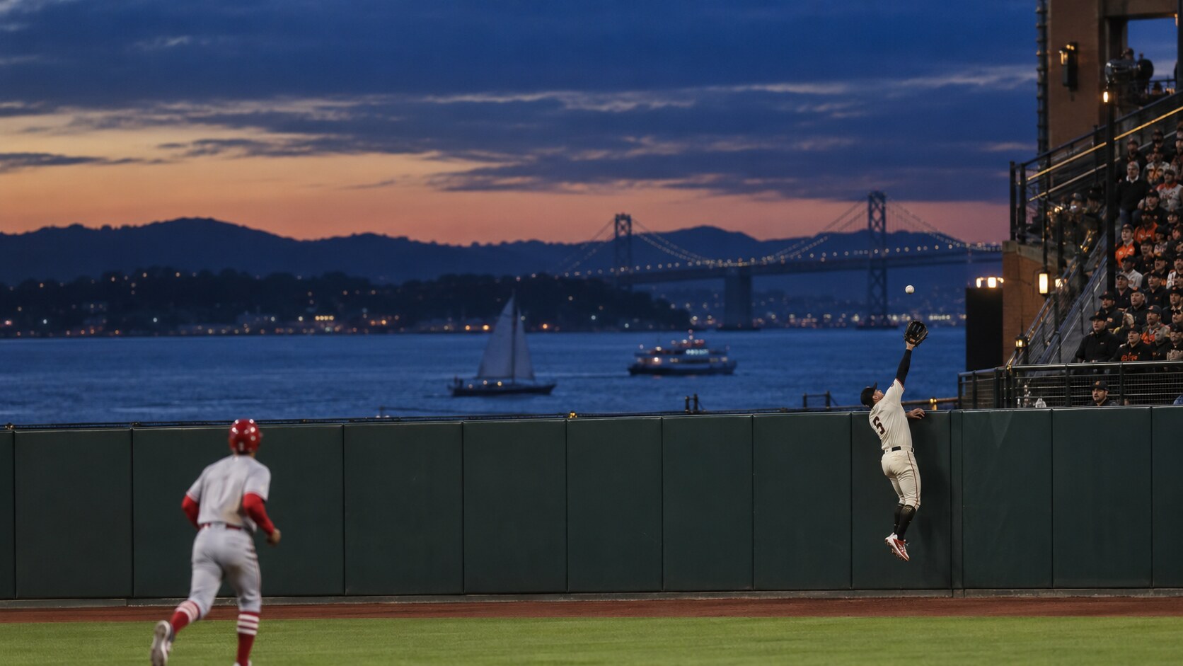 Game-action editorial image for St. Louis Cardinals at San Francisco Giants