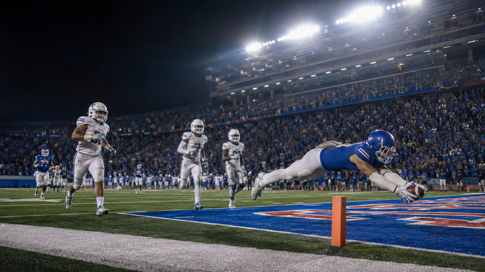 Imaginative editorial scene for Toledo at Michigan State