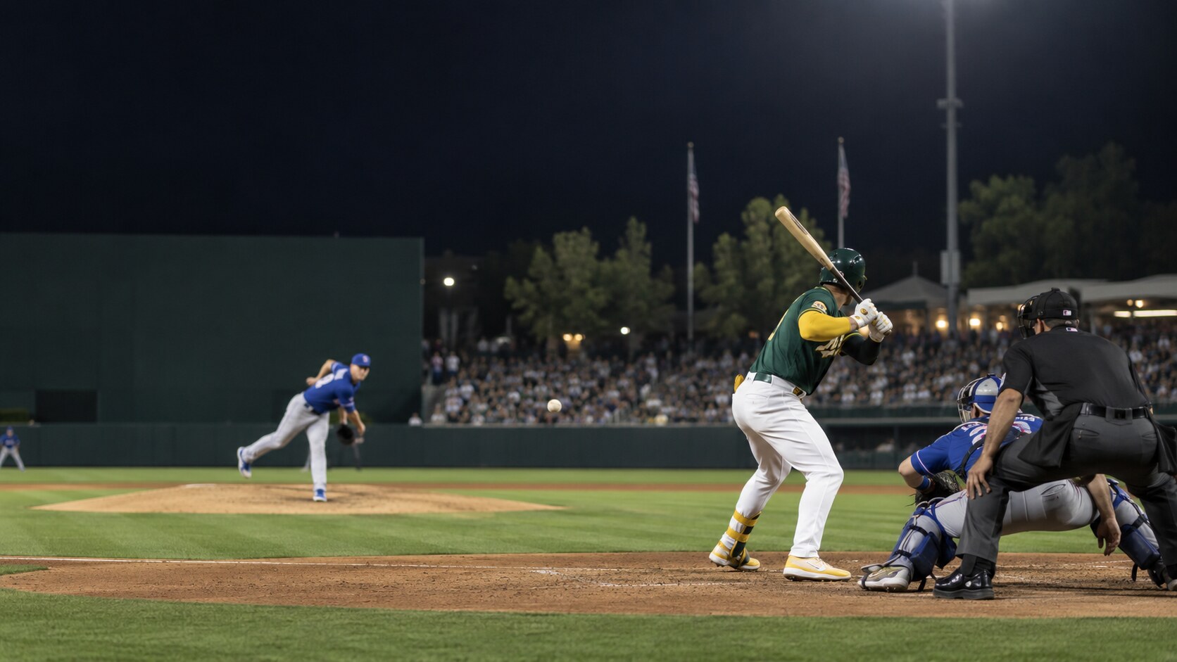 Game-action editorial image for Toronto Blue Jays at Athletics