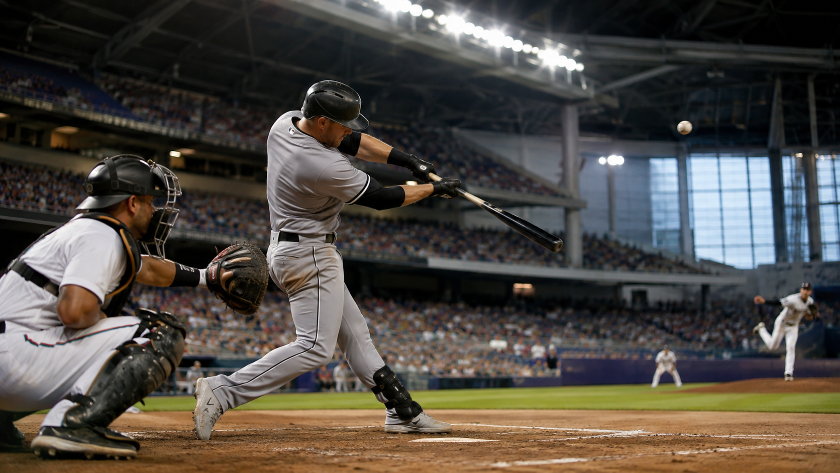 Imaginative editorial scene for Minnesota at Chicago White Sox